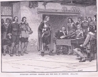 Entrevista entre Carlos y el Conde de Denbigh AD 1644